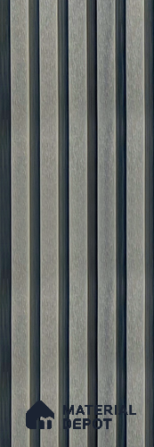 PN 06365 C WPC Slim Design 9.6 ft x 8.6 inch Exterior Wall Panel - 26 mm | Suitable for Facade, Balcony, Cafeteria | Suitable for Balcony, Facade & Open Area | Width is Subjected to 5% Variation