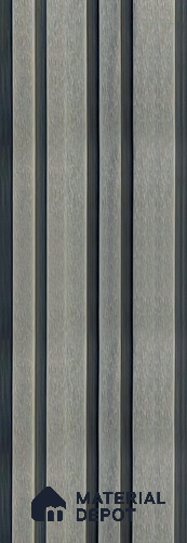 PN 06365 D WPC Barcode Design 8 ft x 8.6 inch Exterior Wall Panel - 26 mm | Suitable for Facade, Balcony, Cafeteria | Suitable for Balcony, Facade & Open Area | Width is Subjected to 5% Variation