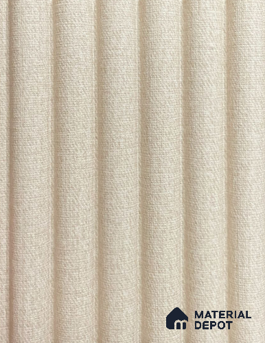 Cream Fabric Louver PN 06448 (LPR-511) Cream Fabric 9.5 ft x 6.3 inch WPC Panel - 15 mm | Suitable for Feature Wall, TV Unit & Living Room | | Width is Subjected to 5% Variation