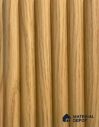 Brown Wooden Louver PN 06450 (LPR-513) Pine 9.5 ft x 6.3 inch WPC Panel - 15 mm | Suitable for Feature Wall, TV Unit & Living Room | | Width is Subjected to 5% Variation
