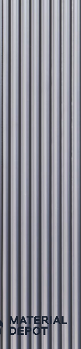 Grey Plain Colour Louver PN 05530 9.5 ft x 5 inch Charcoal Panel - 11 mm | Suitable for Feature Wall, TV Unit & Living Room | Width is Subjected to 5% Variation