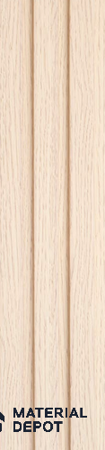 Beige Wooden Look Charcoal Louver/Panel 9.5 ft x 5 inch - 11 mm | Ideal for Feature Wall, Living Room, Bedroom, TV Cabinet, Hotel, Restaurant, Office | PN 05510 | Image 01