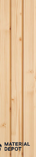 Beige Wooden Louver PN 05515 9.5 ft x 5 inch Charcoal Panel - 11 mm | Suitable for Feature Wall, TV Unit & Living Room | Width is Subjected to 5% Variation