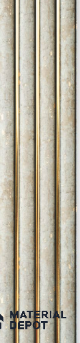 Beige Stone Louver PN 05521 9.5 ft x 5 inch Charcoal Panel - 11 mm | Suitable for Feature Wall, TV Unit & Living Room | Width is Subjected to 5% Variation