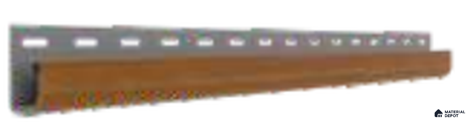 End Trim (J Trim) Black Soffit Uniceil 13ft Ceiling Panels