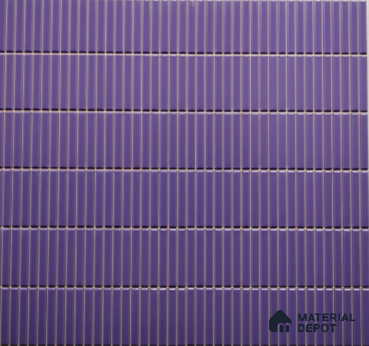 Faux Subway TL 11007 Purple Kitkat 1 ft x 1 ft Glossy Finish Vitrified Tile - 9 mm | Please Expect a Slight Variation of Pattern
