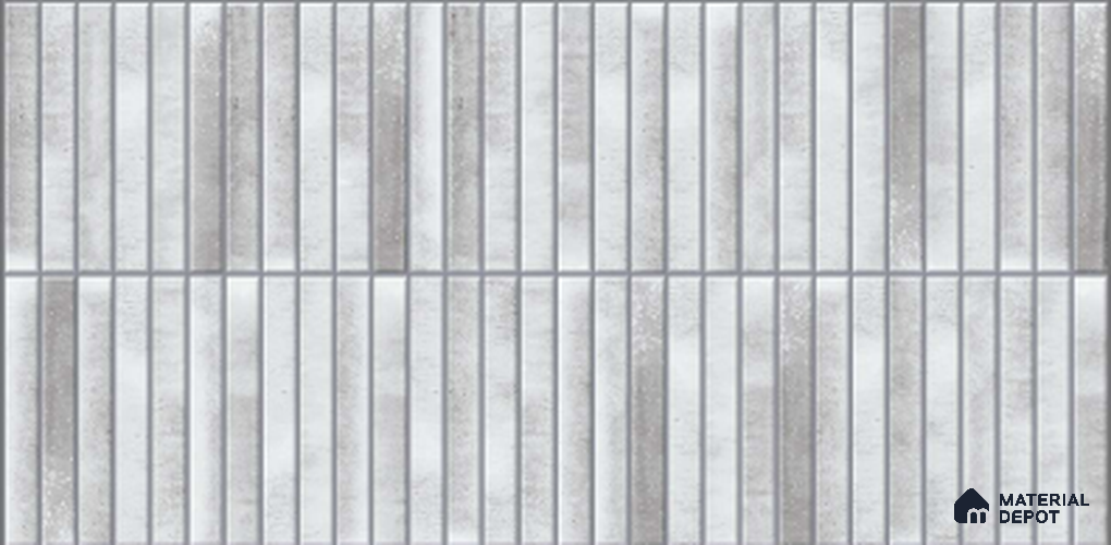 Faux Subway Look TL 11012 2 ft x 1 ft Glossy Finish Ceramic Wall Tile - 9 mm | Please Expect a Slight Variation of Pattern