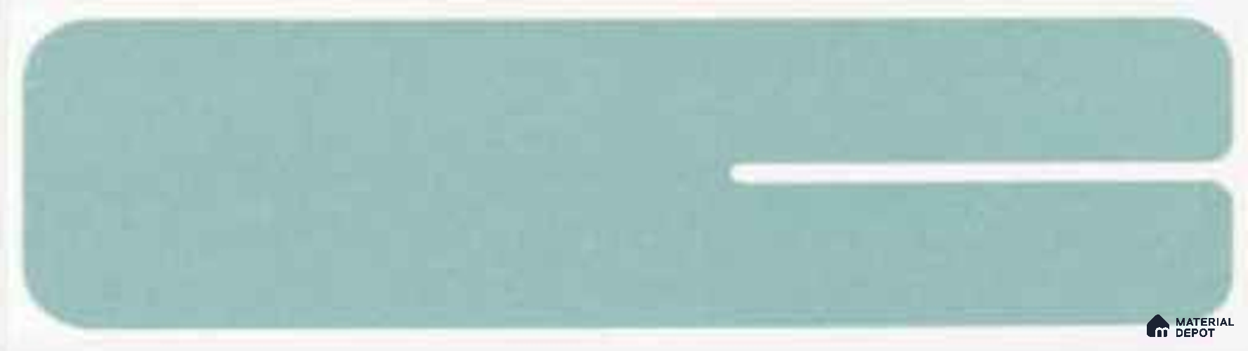 Subway Wall Tile TL 10507 M White Border Design 1 6 in x 2 in Porcelain Matte Finish - 7.4 mm