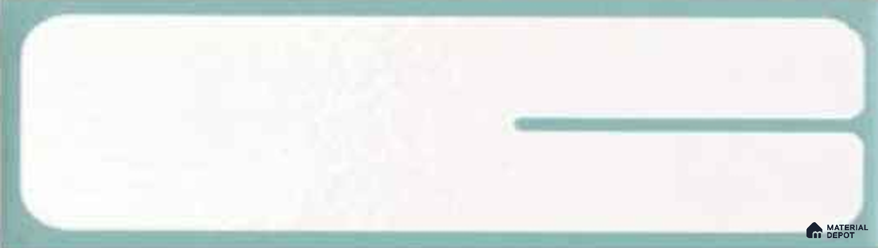 Subway Wall Tile TL 10507 L Blue Border Design 1 6 in x 2 in Porcelain Matte Finish - 8 mm