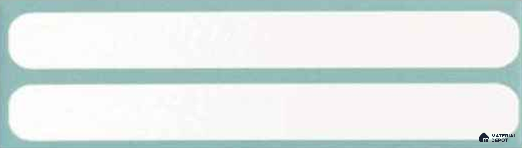 Subway Wall Tile TL 10507 N Blue Border Design 2 6 in x 2 in Porcelain Matte Finish - 8 mm