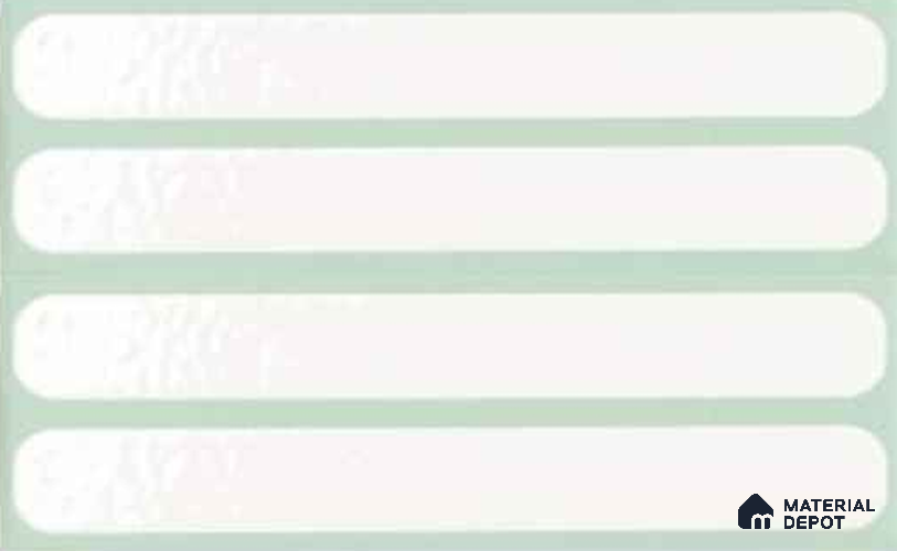 Subway Wall Tile TL 10507 D Green Border Design 2 6 in x 2 in Porcelain Matte Finish - 7.7 mm