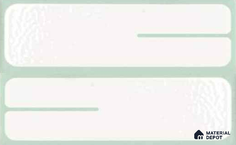 Subway Wall Tile TL 10507 B Green Border Design 1 6 in x 2 in Porcelain Matte Finish - 8 mm