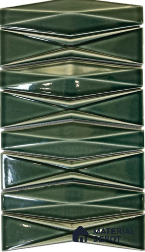 Mosaic Wall Tile TL 10525 D 8.72 in x 8.2 in Porcelain Glossy Finish - 9 mm