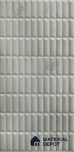 Duco Paintable Grey 3D Design CNC Made HDHMR Panel 8 ft x 4 ft | 3225 - 17 mm