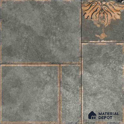 Stone Look  Tile TL 09656 12x12 inch Matte Finish Vitrified Tile - 9 mm | 3 Random Design