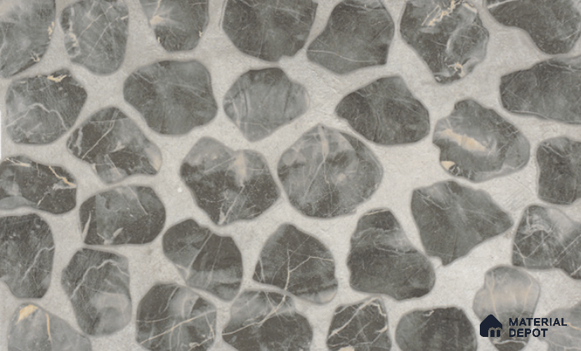 Stone Wall & Floor Tile TL 10516 B 24 in x 16 in Porcelain Matte Finish - 12 mm