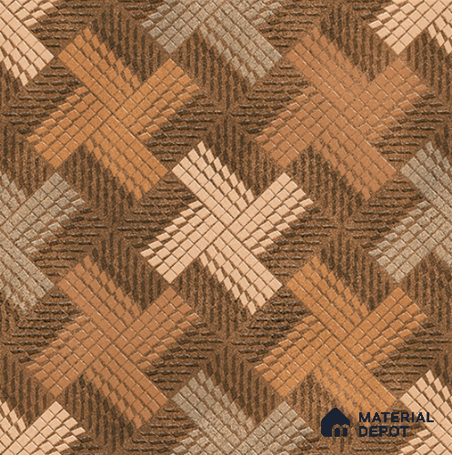 TL 08683 C Brown 1.31 ft x 1.31 ft Matte Finish Vitrified Floor Tile - 11 mm | Pattern Alignment May Vary | 2-3 mm Spacer is Mandatory