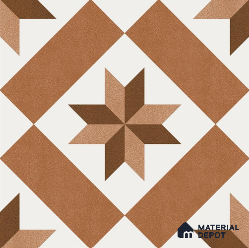 TL 08738 B Geometric Vitrified Tile | Image -1