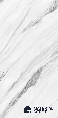 TL 08620 Grey 4 ft x 2 ft Glossy Finish Vitrified Floor & Wall Tile - 9 mm