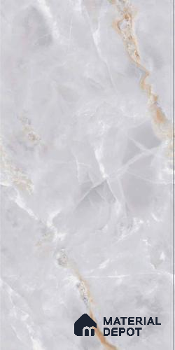 TL 08615 Grey 4 ft x 2 ft Glossy Finish Vitrified Floor & Wall Tile - 9 mm