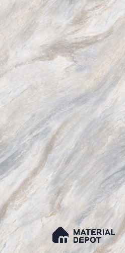 TL 08579 Grey 4 ft x 2 ft Glossy Finish Vitrified Wall & Floor Tile - 9 mm | Random 4