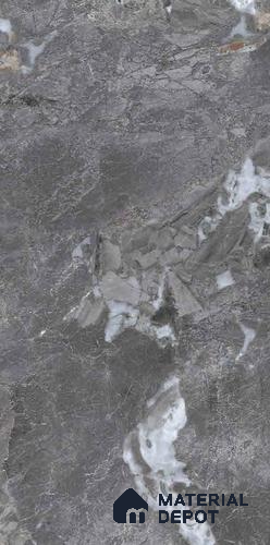 TL 08609 Grey 4 ft x 2 ft Glossy Finish Vitrified Floor & Wall Tile - 9 mm