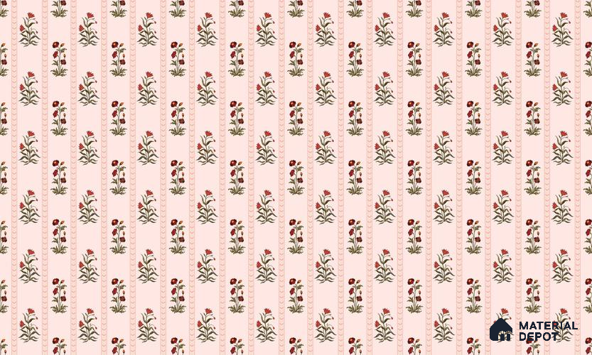 Hand-Drawn Spectrum of Colorful Geometric Blossoms Wallpaper for Fabric Textiles Wallpaper | Material Depot