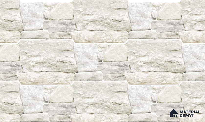 Stone Wall & Floor Tile TL 10511 16 in x 6.4 in Porcelain Matte Finish - 9 mm