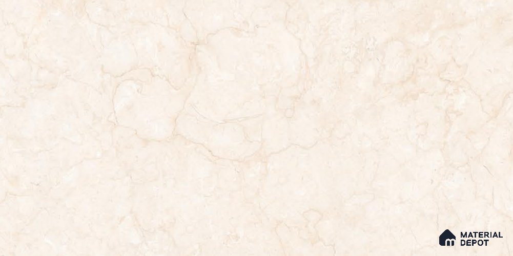 TL 08713 Ivory 4 ft x 2 ft Glossy Finish Vitrified Floor & Wall Tile - 8.5 mm