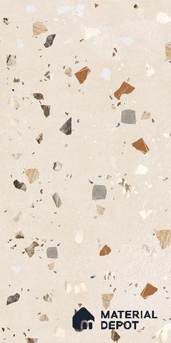 Terrazzo Wall & Floor Tile TL 08264 Latte Beige 4 ft x 2 ft Matte Finish Vitrified Tile - 9 mm