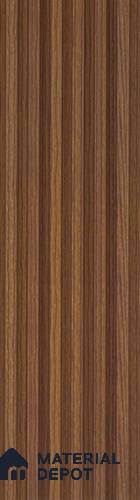Brown Wooden Louver PN 05474 8 ft x 5 inch Charcoal Panel - 11 mm | Suitable for Feature Wall, TV Unit & Living Room | Width is Subjected to 5% Variation