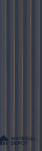 Grey Plain Colour Louver PN 05489 8 ft x 5 inch Charcoal Panel - 11 mm | Suitable for Feature Wall, TV Unit & Living Room | Width is Subjected to 5% Variation