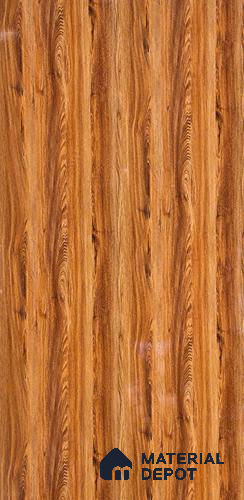 Brown Marble Look UPVC High Gloss Finish UV Marble Polygranite Sheets 8 ft x 4 ft | PG 00083 - 3 mm
