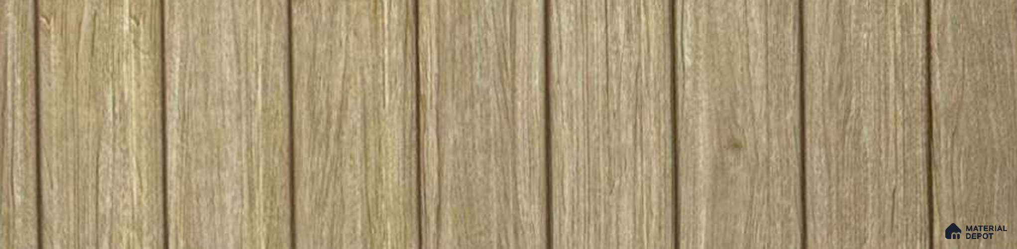 Brown Wooden Louver PN 05548 8 ft x 6 inch Charcoal Panel - 7 mm | Suitable for Feature Wall, TV Unit & Living Room | Width is Subjected to 5% Variation