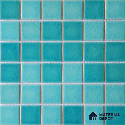 Mosaic Floor & Wall Tile TL 10622 B | 303 X 303 mm (Chip Size 98x98 mm) Glossy Finish Porcelain Tile - 8 mm | Suitable For Outdoor, Swimming Pool Area
