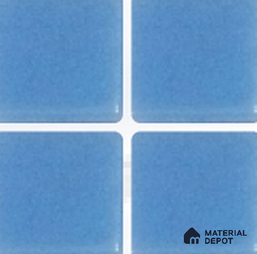 Mosaic Floor & Wall Tile TL 10676 B | 317.6 x 317.6 mm (Chip Size 25x25 mm) Glossy Finish Glass Tile - 5 mm | Suitable For Outdoor, Swimming Pool Area