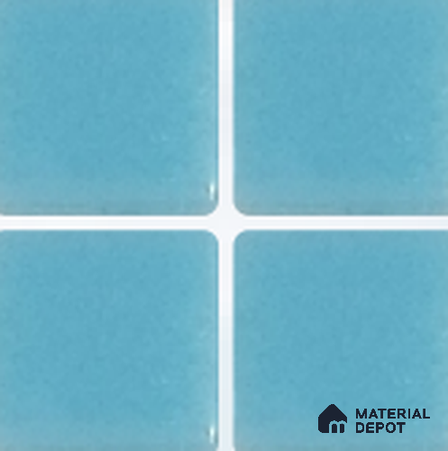 Mosaic Floor & Wall Tile TL 10676 I | 317.6 x 317.6 mm (Chip Size 25x25 mm) Glossy Finish Glass Tile - 5 mm | Suitable For Outdoor, Swimming Pool Area