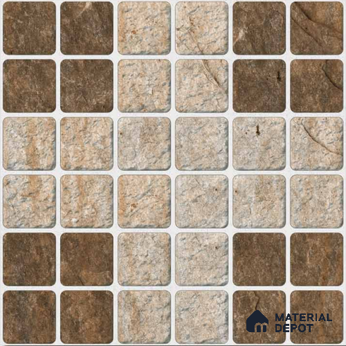 Stone Look  Tile TL 09661 12x12 inch Matte Finish Vitrified Tile - 9 mm | Please Expect a Slight Variation of Pattern