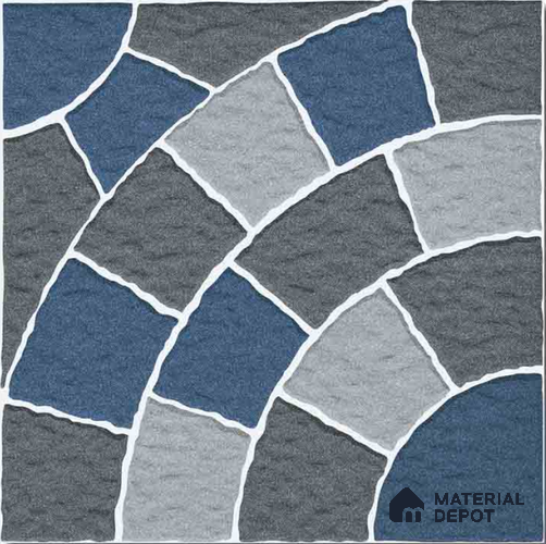 Stone Look  Tile TL 09662 12x12 inch Matte Finish Vitrified Tile - 9 mm | Please Expect a Slight Variation of Pattern