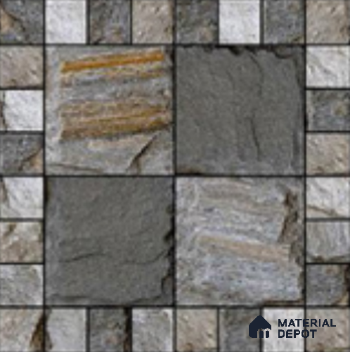 Stone Look  Tile TL 09676 16x16 inch Matte Finish Vitrified Tile - 12 mm | Pattern Alignment May Vary | 2-3 mm Spacer is Mandatory