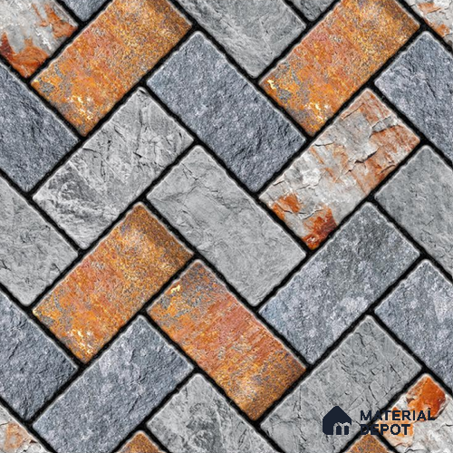 TL 08745 B Multi Colour 1.31 ft x 1.31 ft Matte Finish Vitrified Floor Tile - 11 mm | Pattern Alignment May Vary | 2-3 mm Spacer is Mandatory
