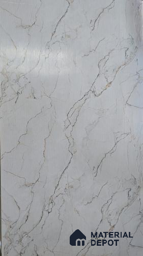 Marble Fluted LM 23428 8 ft x 4 ft Texture Finish Decorative Laminate - 1 mm | Suitable for TV Unit,Wardrobe, Kitchen Cabinets