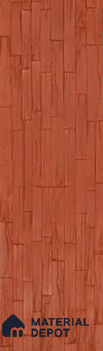 Pumpkin Orange PU Stone Panel 3.8 ft x 1 ft Mosaic Strips Series | PN 05864 AJ Canyon Clay Interior Grade PU Stone Panel | Thickness Varies from 25 mm - 30 mm | Width is Subjected to 5% Variation