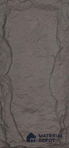 Grey PU Stone Panel 4 ft x 2 ft Mega Stone Series | PN 06154 G Mist Brick Exterior Grade PU Stone Panel | Thickness Varies from 50 mm - 65 mm | Width is Subjected to 5% Variation