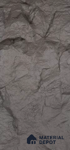Ash grey PU Stone Panel 4 ft x 2 ft Turkey Stone Series | PN 06154 CI Mist Brick Exterior Grade PU Stone Panel | Thickness Varies from 75 mm - 85 mm | Width is Subjected to 5% Variation