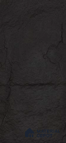 Black PU Stone Panel 4 ft x 2 ft Madrid Stone Series | PN 05864 S Forge Rock Interior Grade PU Stone Panel | Thickness Varies from 25 mm - 35 mm | Width is Subjected to 5% Variation
