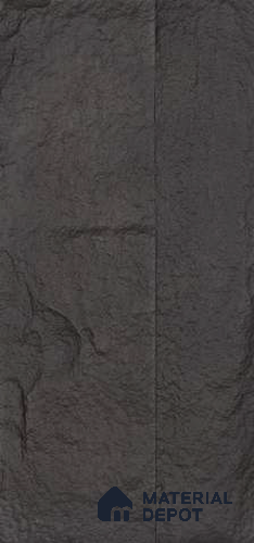 Black PU Stone Panel 4 ft x 2 ft Manton Stone Series | PN 06154 BI Forge Rock Exterior Grade PU Stone Panel | Thickness Varies from 65 mm - 75 mm | Width is Subjected to 5% Variation