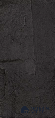 Black PU Stone Panel 4 ft x 2 ft Shanton Stone Series | PN 06154 BB Forge Rock Exterior Grade PU Stone Panel | Thickness Varies from 65 mm - 75 mm | Width is Subjected to 5% Variation