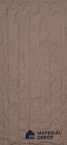 Brown PU Stone Panel 4 ft x 2 ft Japanese Stone Series | PN 06154 CU Dune Stone Exterior Grade PU Stone Panel | Thickness Varies from 75 mm - 85 mm | Width is Subjected to 5% Variation