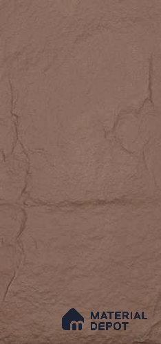 Brown PU Stone Panel 4 ft x 2 ft Madrid Stone Series | PN 06154 R Dune Stone Exterior Grade PU Stone Panel | Thickness Varies from 25 mm - 35 mm | Width is Subjected to 5% Variation
